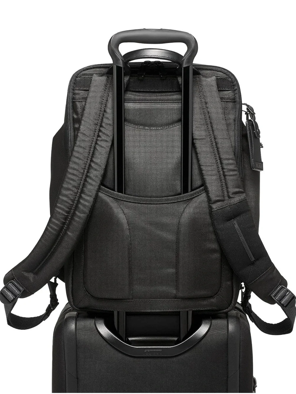 Black Alpha Bravo Admiral Backpack Duffel Carry-On Luggage 2-Ways Laptop Pockets